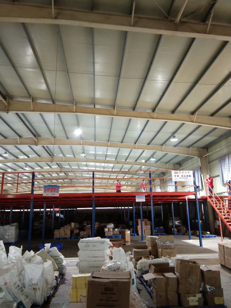 Upright Mezzanine For Lighting Factory