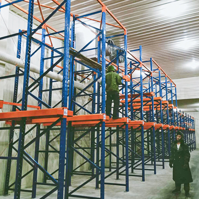 What is a high-rise warehouse shelf?