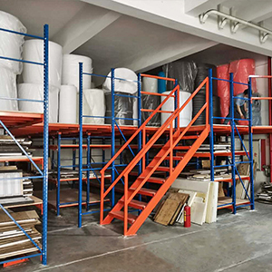 What is the role of warehouse shelves in the warehouse?