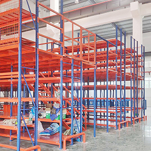 How to design a heavy-duty pallet rack attic for a flat warehouse to triple the storage space?